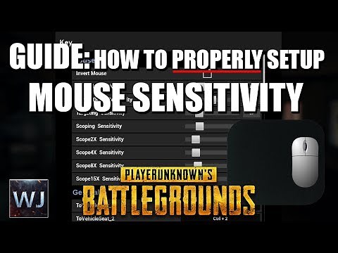 GUIDE: How to PROPERLY setup your mouse sensitivity (Ep1) - PLAYERUNKNOWN'S BATTLEGROUNDS