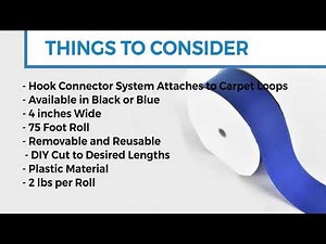 Cheer Mat Connect Strips - Hook and Loop Attachment