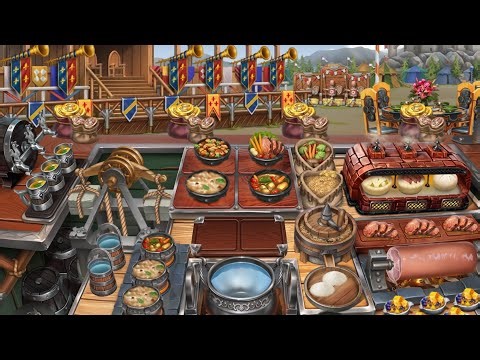 Cooking Fever - The Medieval Fair Level 40 🍖🏰 (3 Stars/Orders Memorized)