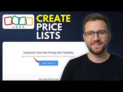 How to Create Price Lists in Zoho Books (Step By Step 2026)