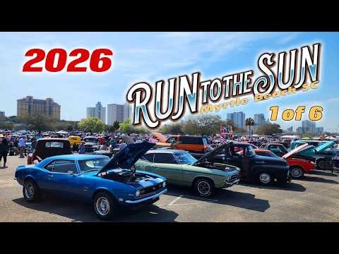 Run to the Sun Car Show Myrtle Beach SC 2026 part 1