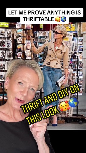 #greenscreen Anything is thriftable. Since we are doing DIY I thought I’d share. We can all use these tricks 🥰🌎#fyp #fypシ #fashiontiktok#fashioninspo #styleinspo #personalstyle #heidikristensen #thrift#thrifted#womenover50 #fashionover50 #styleover50