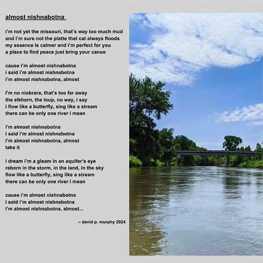 like rob petrie walking absent-mindedly into his home after work, i stumbled across this the other day and thought, "jeepers, this had some dopiness AND a modicum of profundity." so, hop on the metaphysical pontoon boat and dig the hep stylings of scott preston/drums, jeff jenkins/keys, and me. don't forget your beret! | David P. Murphy