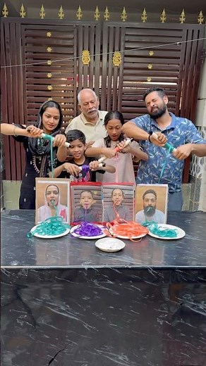 Super Funny Family Prank Game! Noodle Eating Challenge!! #familygames #familychallenge