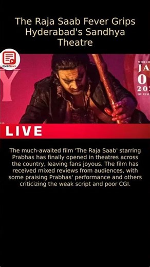 The Raja Saab Movie Review: A Mixed Bag