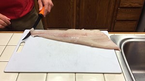 In this video we will show you how to easily remove the skin from your halibut filet. Check out KastKing knives - held up really well even when faced with tough halibut skin. If you want to know what we gear we use to catch Halibut - Check out the link below if you want to get set up today with the gear list today! Would love to see your catch this season below! Scott Propst https://bit.ly/halibutsetup | Anglers Unlimited