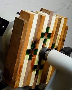 198K views · 481 reactions | Woodturning Segmented Plate With Resin | DIY & Crafts | Facebook