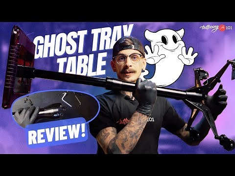 Ghost Tattoo Tray Table 👻 | Real Time Setup and Review