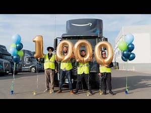 Celebrating 1,000 CNG trucks in Amazon Freight Partner | The Climate Pledge