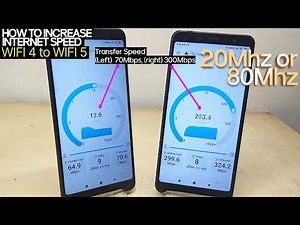 Fix speed WiFi 4 WiFi 5 and how to set channel setting