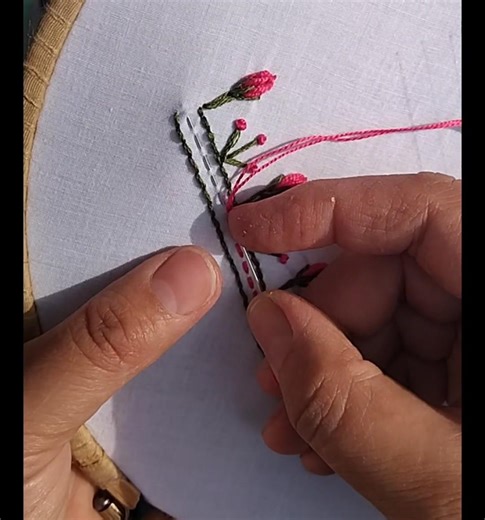 running stitch embroidery for beginners #special border design for summer dresses #Taanka