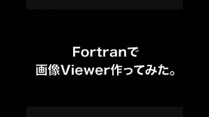 【Fortran】簡易画像ビューワ作ってみた【プログラミング】