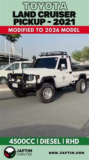 Toyota Land Cruiser Pickup 2021 Modified to 2026 Model 😱 | Single Cab 4WD Beast Walkaround 🔥