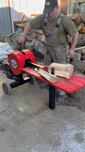 wood splitter machine #wood #woodworking #woodwork | Wood Splitting Machines