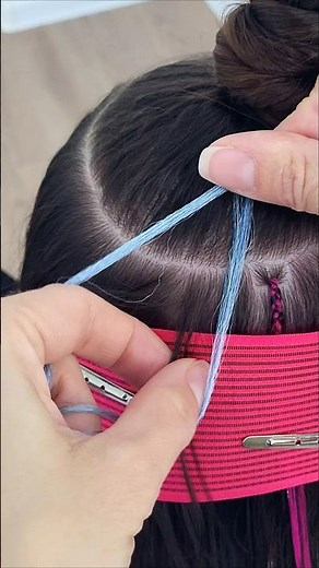 How to Add Hair Extensions with Micro Braids – Easy Way #hairextensions #braidingcourse