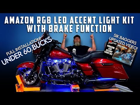 ⚡UPDATED How To Install LED Accent Lights on a Harley Davidson Motorcycle⚡