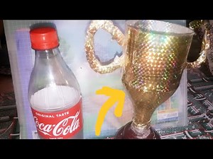 How to make a trophy by using bottel