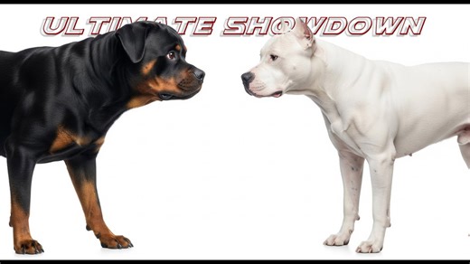 Ultimate showdown: Rottweiler vs Dogo Argentino
