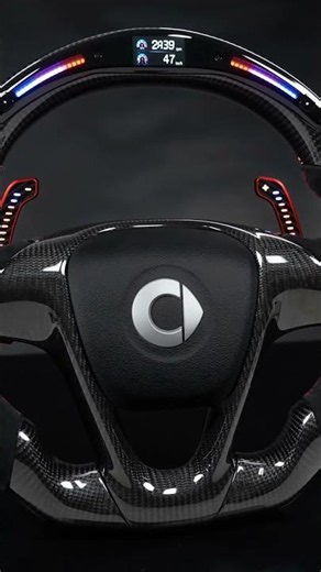 Galaxy Pro II LED Steering Wheel and Magnetic LED Paddle Shifters Smart 451 / TDD Motors