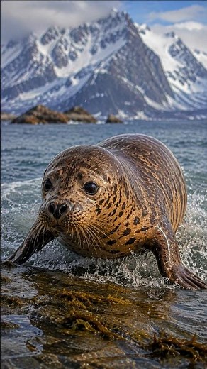 Harbor Seal in 4K | Beautiful Marine Wildlife in Its Natural Habitat