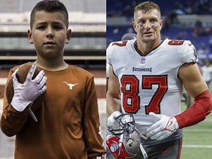 How is Baby Gronk related to Rob Gronkowski?