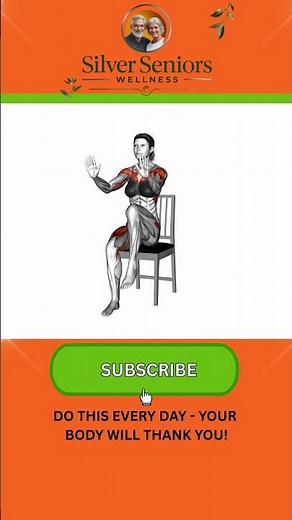 Seniors 60+ Do THIS Daily! Easy Chair Move for Balance, Strength & Circulation