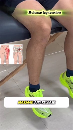 Healthy Tips With Pal on Instagram: "Releasing this area reduces hidden pressure on the knees, ankles, and the front of the legs. Proper massage helps improve recovery and makes running feel easier. If you want exercises for leg tension release, comment LEGS 👇 #legrelease #kneepressure #anklerecovery #runnercare #dailypractice"