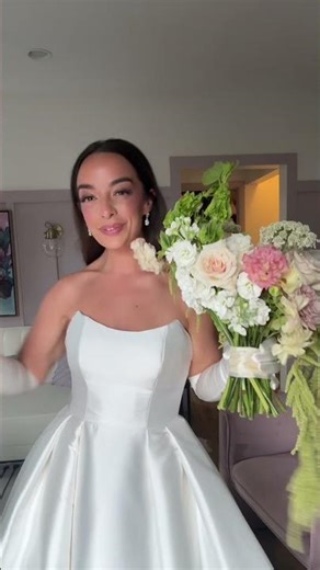 I’m a WIFE!!! yesterday was the best day of my life 🩷💚 #bride #wedding #weddingdress #2025bride