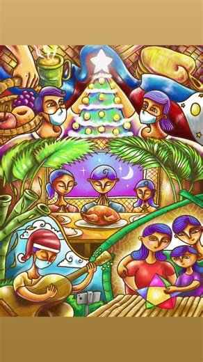 Batang Pinoy Christmas Poster | Digital Art Showcase