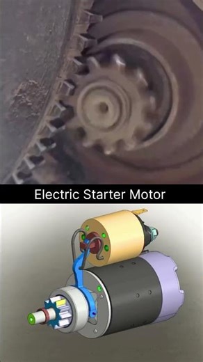 From Battery to Flywheel: The Starter Motor Process #automobile #satisfying #engineering #machinist