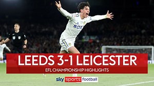 Leeds United 3-1 Leicester City | Championship highlights