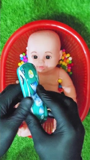 Full of 3 Rainbow BathTubs Candy with M&M's & Magic Slime Cutting Video