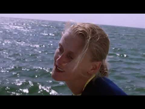 Beautiful blonde Woman find death scuba diver underwater