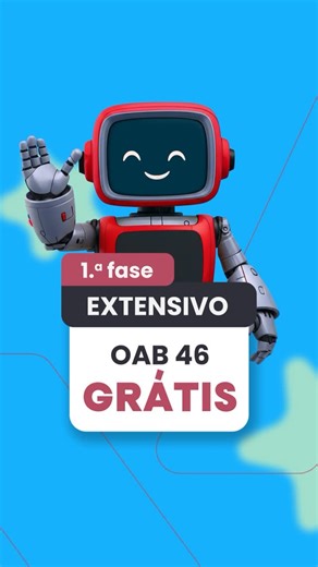 VAT OAB on Instagram: "🎉 O carnaval vem aí… mas a OAB 46 também! E enquanto muita gente vai atrás de folia, você pode escolher o bloco da aprovação 💼📚 A VAT OAB liberou o Extensivo 1ª fase 100% gratuito. Nada de perder o ritmo agora. Quer entrar nesse bloco? 👉 Siga nosso perfil e comente OAB46 que a gente te chama na DM com todos os detalhes. . . #OAB46 #VAToab #RumoÀAprovação #BlocoDaAprovação"