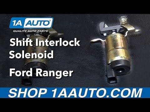 How to Replace Shift Interlock Solenoid 95-09 Ford Ranger