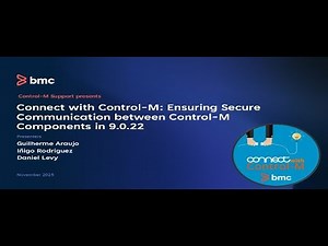 CWCM: Ensuring Secure Communication between Control-M Components in 9.0.22