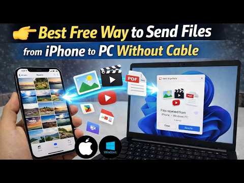 How to Transfer Large Files from iPhone to Windows PC Wirelessly