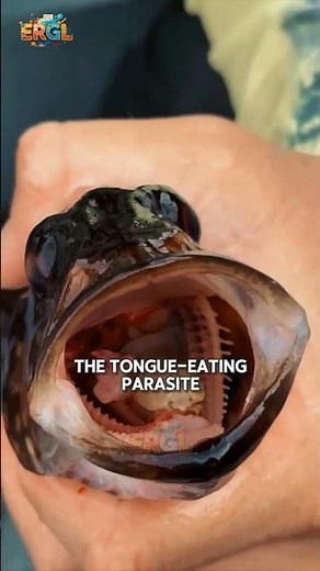 The Parasite That Becomes a Fish’s Tongue | Cymothoa Exigua Explained #parasitefacts #oceancreature