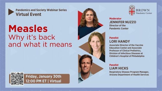 Measles: Why it’s back and what it means | Brown University Pandemic Center