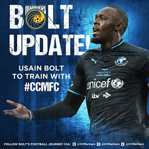 96K views · 1.5K reactions | We’re set to welcome Usain Bolt to the Mariners for an indefinite training period. Let’s hear from the world’s fastest man. Read more ⚡ https://bit.ly/2OPMtd1 | Central Coast Mariners | Facebook