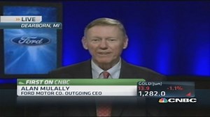 Mulally pleased with orderly transition