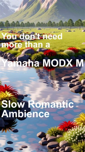 Slow Romantic Ambience | Yamaha MODX M6 Improvisation #shorts #yamahamodxm #modxm #ambientmusic