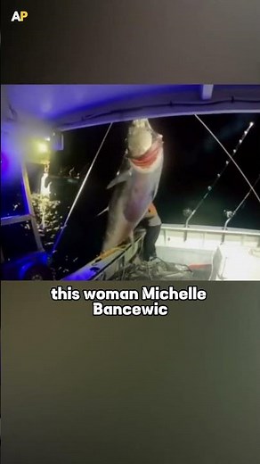 Giant Bluefin Landed Solo By A Women off the Coast #shorts