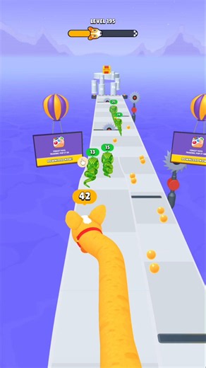 Snake Run gameplay 🤯 Level-195 #games #shorts #viral #trending