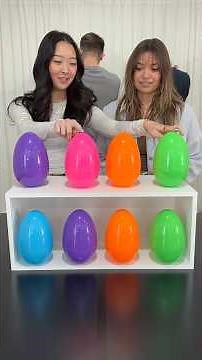 First to Match the Easter Eggs Wins! Girls vs Boys