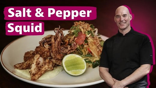 Leigh Nash from the Norfolk Hotel Fremantle reveals his tips for cooking deliciously tender and crispy salt and pepper squid 😋🦑🥗 Only on PerthNow Cooks ✨ Watch the full episode now 😍 https://www.youtube.com/watch?v=41NWhFQAAQg | PerthNow