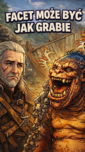 WIEDŹMIN i TROLL ⚔️ Co zrobić z BABĄ? 💛 Witcher Meme PL Śmieszny mem z Wiedźmina 3 w kultowej formatce Change Your Mindset - Zmień Swoje Nastawienie. Najlepsze i najśmieszniejsze teksty Geralta, które gracze pamiętają do dziś. Kultowe cytaty, ironia, sarkazm i złote myśli prosto z uniwersum Wiedźmina - wszystko w jednym krótkim memie. 🗡️ W tym klipie pojawiają się kultowe teksty i najlepsze cytaty, takie jak: mówi się trudno; Mówi się jak do człowieka, to nie rozumie; Post scriptum: ale w zamk