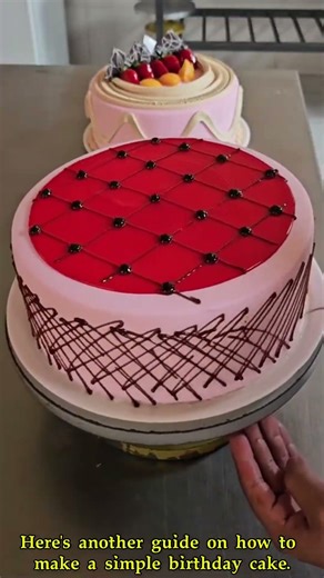 Here's another guide on how to make a simple birthday cake