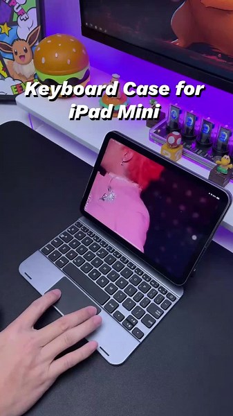 iPad Mini 7 & 6 Keyboard Case with Touchpad Features