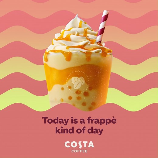 It’s time for the perfect summer treat. Cool down with our Tropical Mango Bubble Frappé for a taste of tropical paradise in every sip 💛🏝 | Costa Coffee